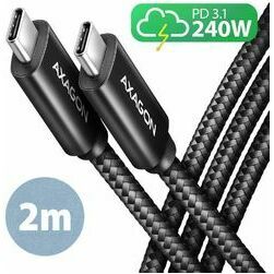 axagon-data-and-charging-usb-480mbps-cable-length-2-m-pd-240w-5a-black-braided