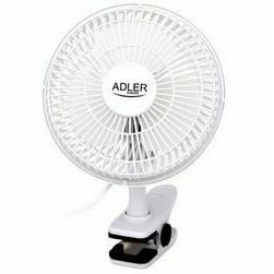 ventilators-adler-fan-with-clip-ad-7317-table-fan-white-diameter-15-cm-number-of-speeds-2-30-w-no